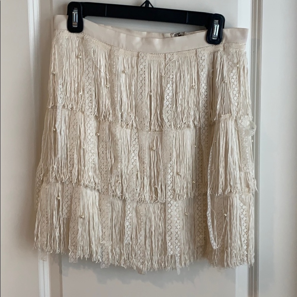Alice + Olivia Fringe Party Skirt